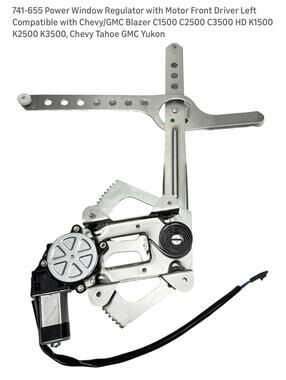 741-655 Power Window Regulator with Motor Front Driver Left for Chevy/GMC Trucks